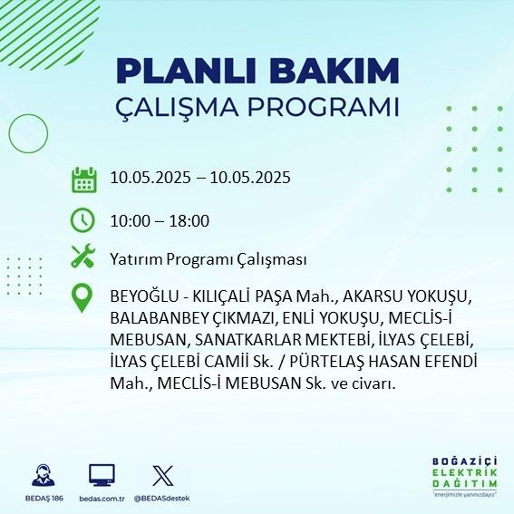 İstanbul'da uzun süreli elektrik kesintisi yaşanacak! 10 Mayıs Cumartesi elektrik kesintileri listesi - Resim: 14