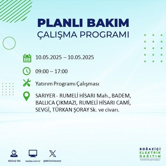 İstanbul'da uzun süreli elektrik kesintisi yaşanacak! 10 Mayıs Cumartesi elektrik kesintileri listesi - Resim: 30