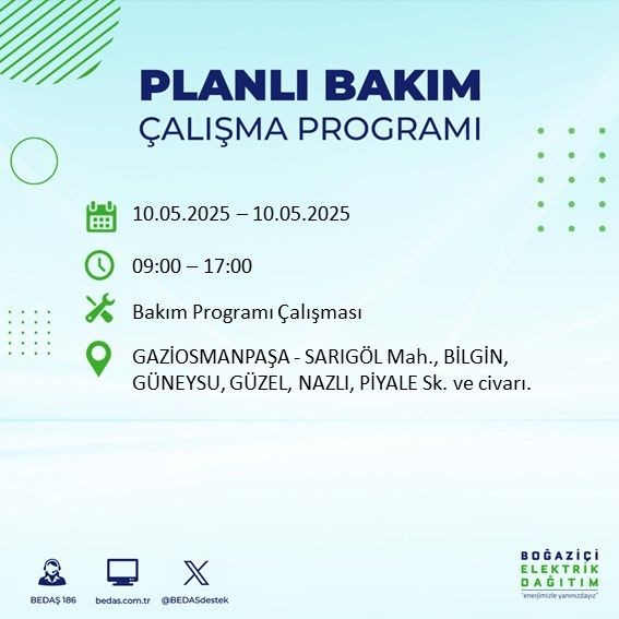 İstanbul'da uzun süreli elektrik kesintisi yaşanacak! 10 Mayıs Cumartesi elektrik kesintileri listesi - Resim: 25