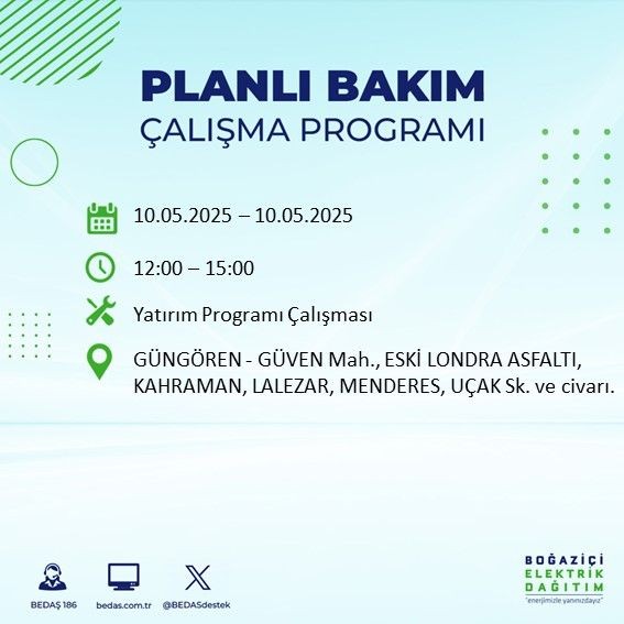 İstanbul'da uzun süreli elektrik kesintisi yaşanacak! 10 Mayıs Cumartesi elektrik kesintileri listesi - Resim: 28