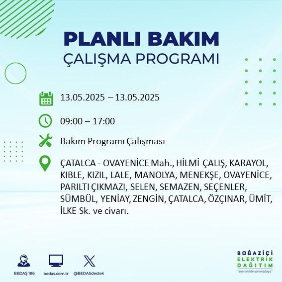 İstanbul'da uzun süreli elektrik kesintisi yaşanacak! 13 Mayıs Salı elektrik kesintileri listesi: Silivri, Çatalca, Esenyurt - Resim: 36