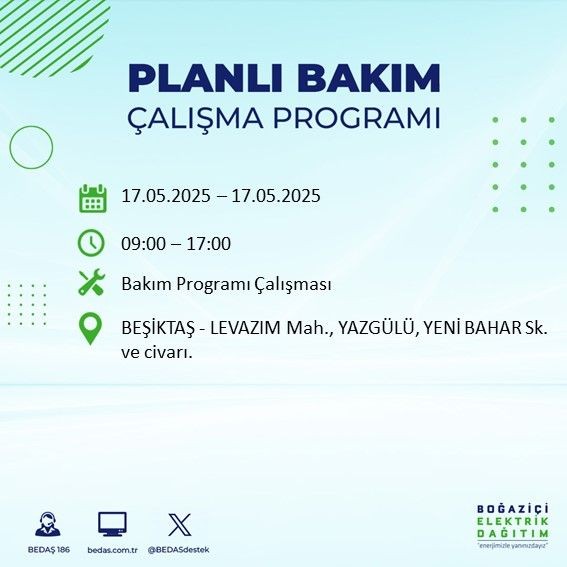 İstanbul'da uzun süreli elektrik kesintisi yaşanacak! 17 Mayıs Cumartesi elektrik kesintileri listesi - Resim: 7
