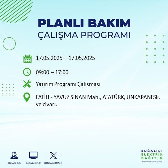 İstanbul'da uzun süreli elektrik kesintisi yaşanacak! 17 Mayıs Cumartesi elektrik kesintileri listesi - Resim: 12