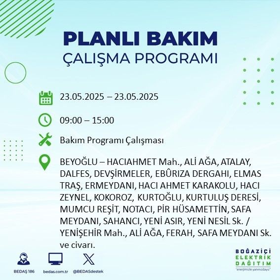 İstanbul'da uzun süreli elektrik kesintisi yaşanacak! 23 Mayıs Cuma elektrik kesintileri listesi - Resim: 14
