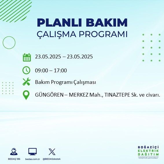 İstanbul'da uzun süreli elektrik kesintisi yaşanacak! 23 Mayıs Cuma elektrik kesintileri listesi - Resim: 46