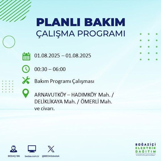 Dikkat! 21 ilçe etkilenecek... Uzun süreli elektrik kesintisi yaşanacak! 1 Ağustos Cuma elektrik kesintileri listesi - Resim: 1