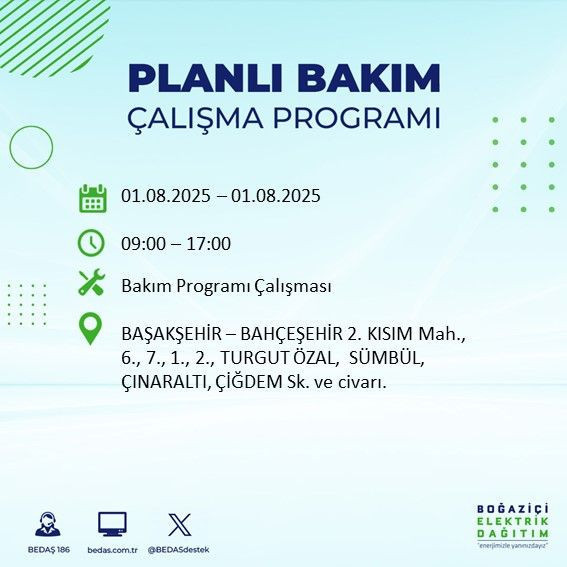 Dikkat! 21 ilçe etkilenecek... Uzun süreli elektrik kesintisi yaşanacak! 1 Ağustos Cuma elektrik kesintileri listesi - Resim: 6