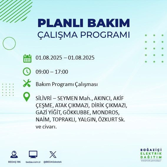 Dikkat! 21 ilçe etkilenecek... Uzun süreli elektrik kesintisi yaşanacak! 1 Ağustos Cuma elektrik kesintileri listesi - Resim: 18