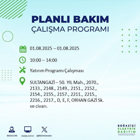 Dikkat! 21 ilçe etkilenecek... Uzun süreli elektrik kesintisi yaşanacak! 1 Ağustos Cuma elektrik kesintileri listesi - Resim: 19