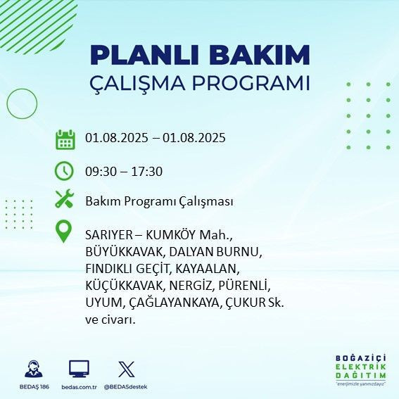 Dikkat! 21 ilçe etkilenecek... Uzun süreli elektrik kesintisi yaşanacak! 1 Ağustos Cuma elektrik kesintileri listesi - Resim: 17