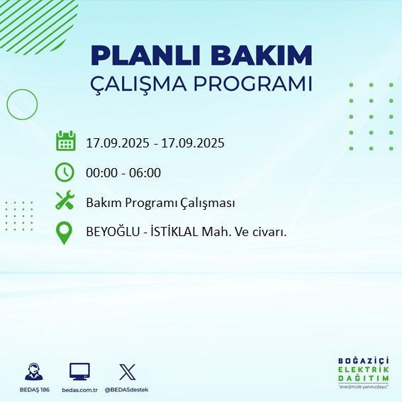 Hazırlıklı olun: 21 ilçe etkilenecek! İstanbul'da 17 Eylül 2025 Çarşamba elektrik kesintileri - Resim: 8
