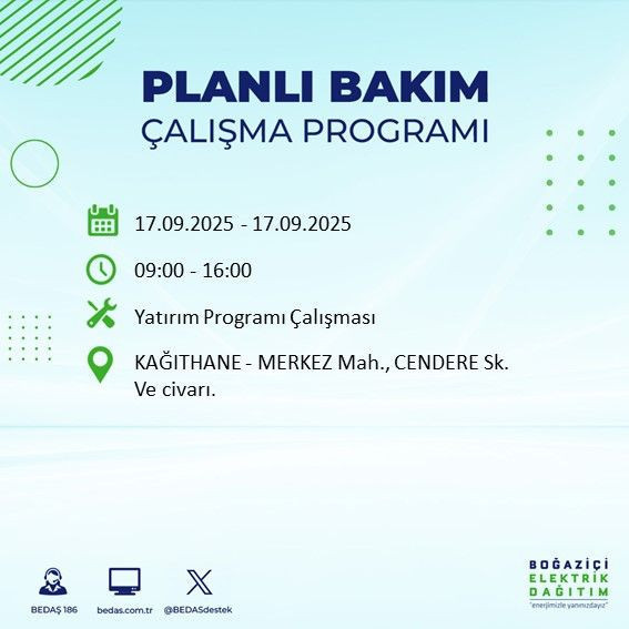 Hazırlıklı olun: 21 ilçe etkilenecek! İstanbul'da 17 Eylül 2025 Çarşamba elektrik kesintileri - Resim: 16