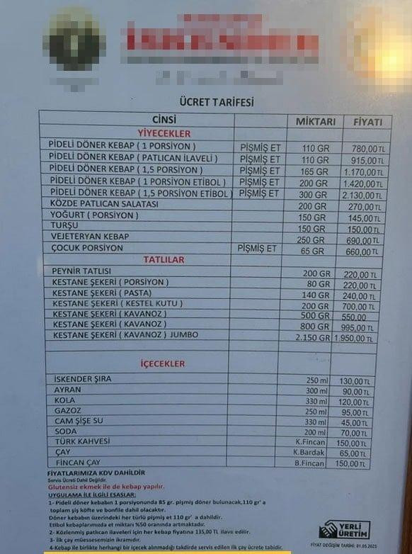 Bursa'da tepki çeken 'İskender' kararı! Hem fiyatı hem uygulama büyük tepki çekti - Resim : 1