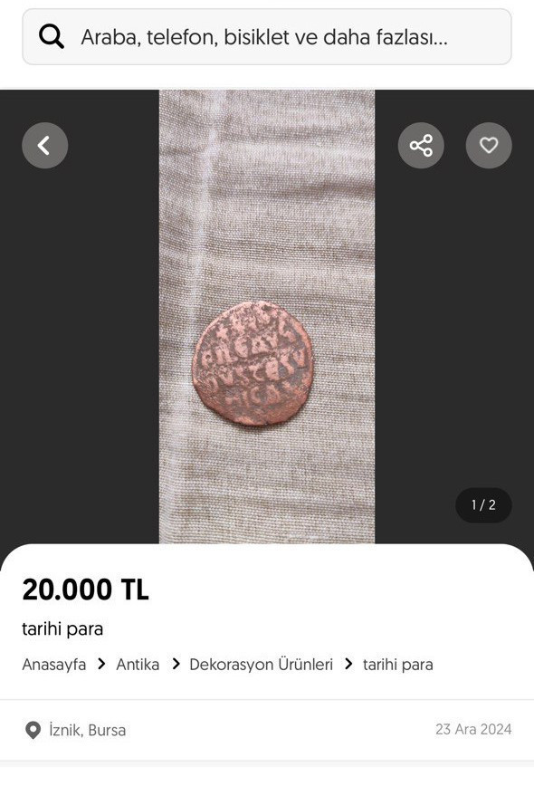 Tarihi sikkeleri internet üzerinden satışa çıkardılar - Resim : 1