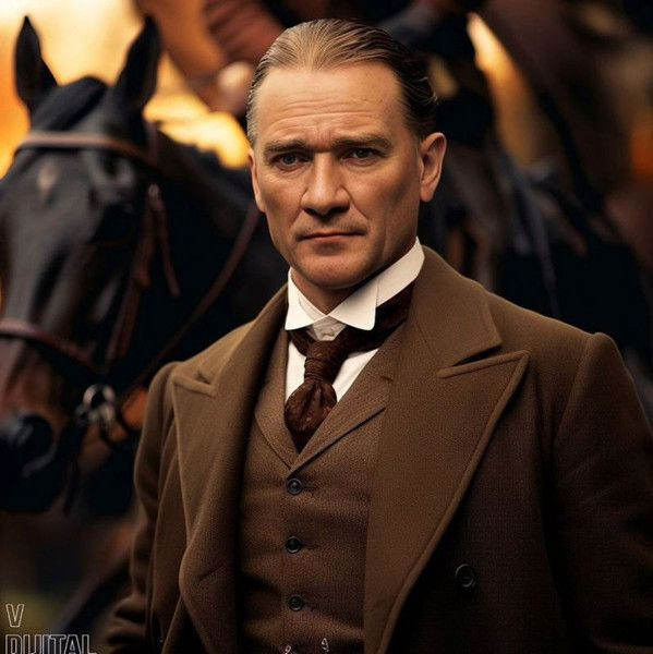 Mustafa Kemal Atatürk çizildi! İşte yapay zekayla oluşturulan görseller - Resim: 8