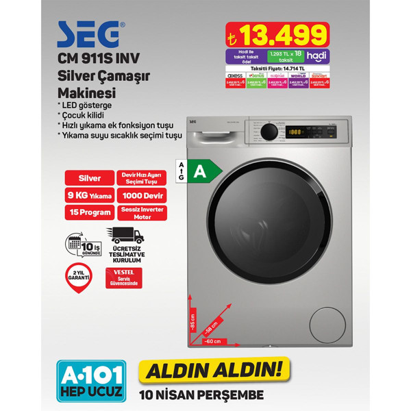 A101 10 Nisan 2025 aktüel ürünler! İşte 10 Nisan A101'in Perşembe indirimli fiyat listesi - Resim: 10