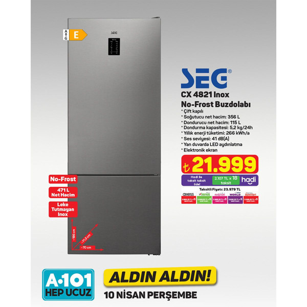 A101 10 Nisan 2025 aktüel ürünler! İşte 10 Nisan A101'in Perşembe indirimli fiyat listesi - Resim: 12