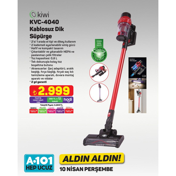 A101 10 Nisan 2025 aktüel ürünler! İşte 10 Nisan A101'in Perşembe indirimli fiyat listesi - Resim: 17