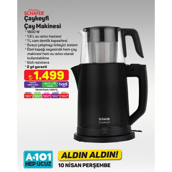 A101 10 Nisan 2025 aktüel ürünler! İşte 10 Nisan A101'in Perşembe indirimli fiyat listesi - Resim: 20