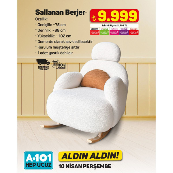 A101 10 Nisan 2025 aktüel ürünler! İşte 10 Nisan A101'in Perşembe indirimli fiyat listesi - Resim: 24