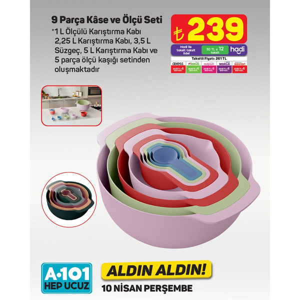 A101 10 Nisan 2025 aktüel ürünler! İşte 10 Nisan A101'in Perşembe indirimli fiyat listesi - Resim: 44