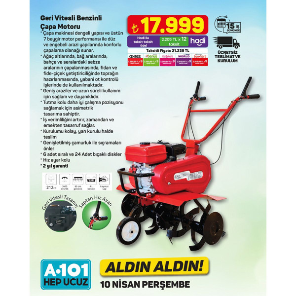 A101 10 Nisan 2025 aktüel ürünler! İşte 10 Nisan A101'in Perşembe indirimli fiyat listesi - Resim: 52