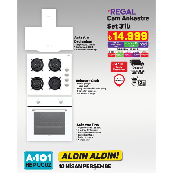 A101 10 Nisan 2025 aktüel ürünler! İşte 10 Nisan A101'in Perşembe indirimli fiyat listesi - Resim: 9