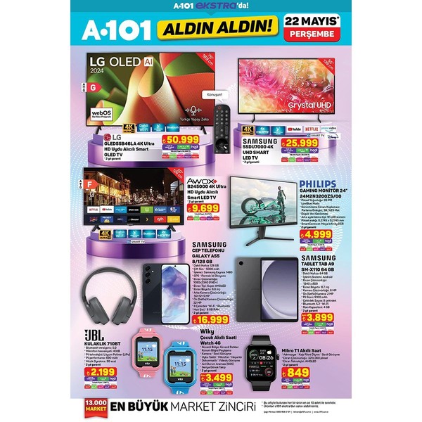 A101 22-29 Mayıs 2025 güncel ürünler! İşte 22-29 Mayıs A101'in indirimli fiyat listesi - Resim: 1