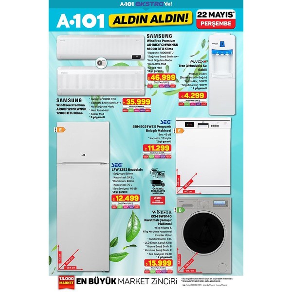 A101 22-29 Mayıs 2025 güncel ürünler! İşte 22-29 Mayıs A101'in indirimli fiyat listesi - Resim: 2