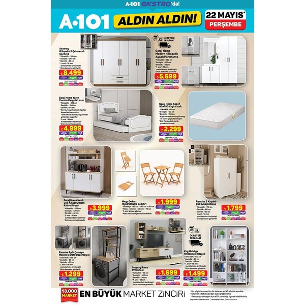 A101 22-29 Mayıs 2025 güncel ürünler! İşte 22-29 Mayıs A101'in indirimli fiyat listesi - Resim: 3