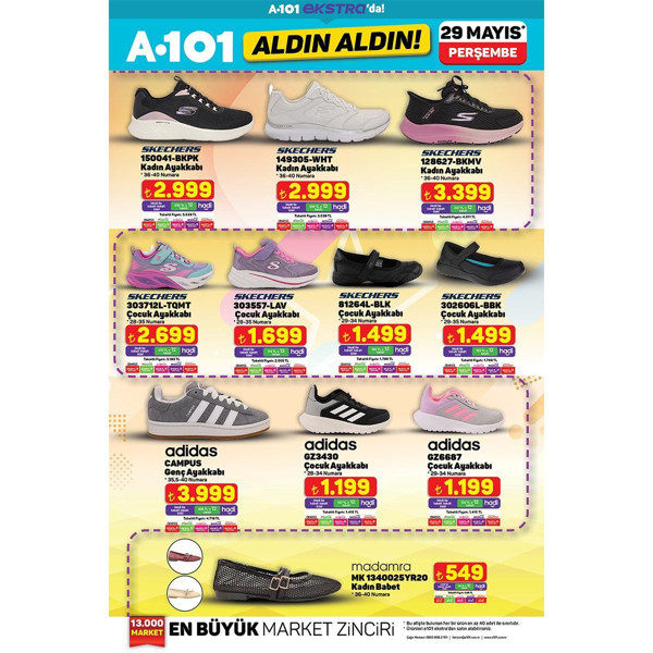 A101'den Skechers ayakkabılarda çılgın bayram indirimi! İşte 29 Mayıs – 5 Haziran A101 fırsatları - Resim: 6