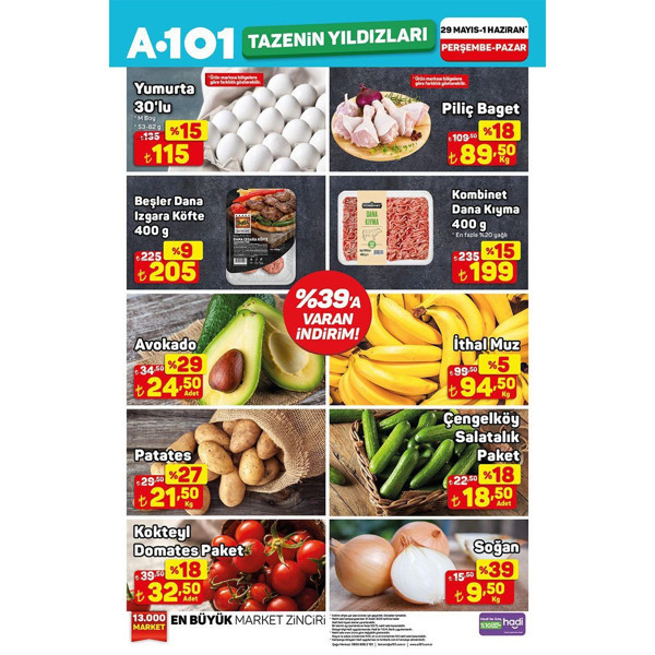 A101 31 Mayıs - 1 Haziran 2025 aktüel ürünler! İşte A101'in hafta sonu indirim fırsatları - Resim: 1