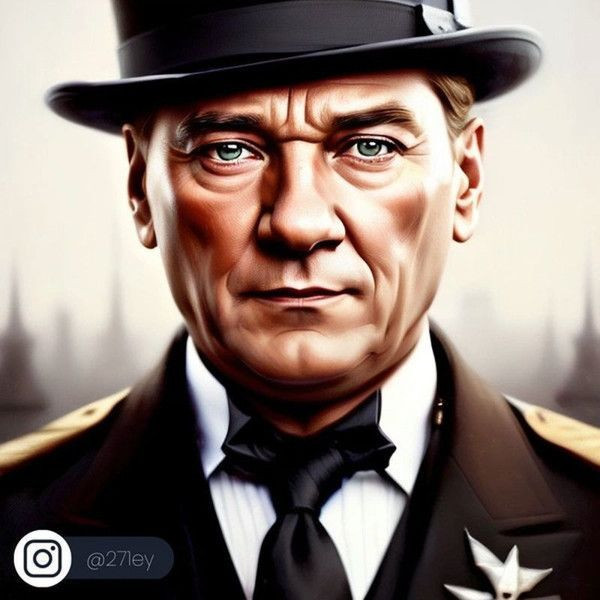 Mustafa Kemal Atatürk çizildi! İşte yapay zekayla oluşturulan görseller - Resim: 30