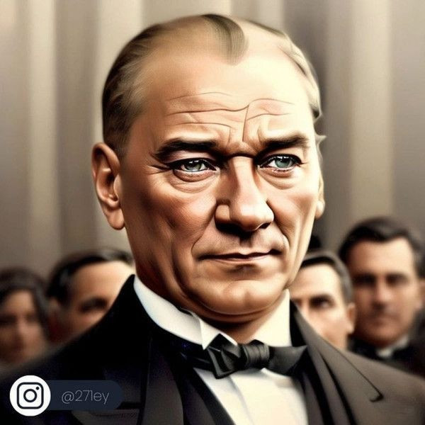 Mustafa Kemal Atatürk çizildi! İşte yapay zekayla oluşturulan görseller - Resim: 31