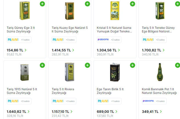 İşte marka marka zeytinyağı fiyatları! Bakın en uygun zeytinyağı kaç para - Resim : 1
