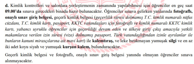 LGS sınav giriş belgesinde okul onayı zorunlu mu? - Resim : 1