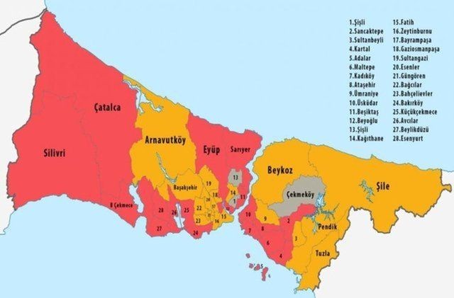 Depremde İstanbul'da en riskli ilçeler açıklandı! İlk sırada bakın hangi ilçe var... - Resim: 5
