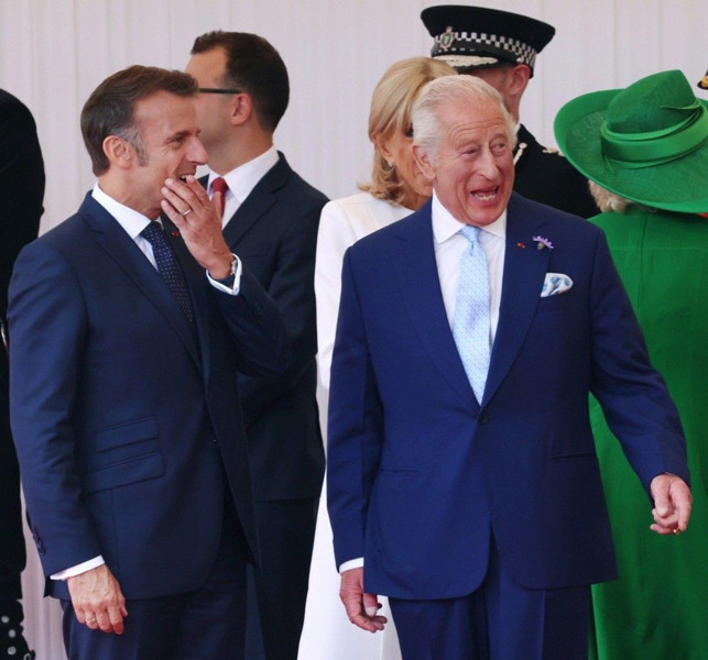 8 yıldır görevde ama Macron bunu ilk kez yaptı! Tarihi anlar - Resim: 4