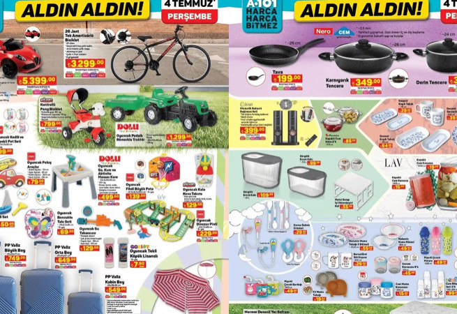 A101 4 Temmuz 2024 indirimli ürünler listesi yayımda! Akülü araba ve oyuncak çeşitleri dikkat çekiyor