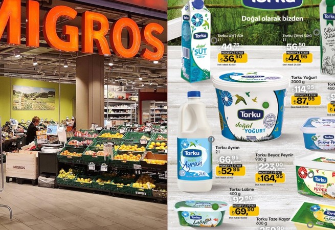 Migros'ta Torku süt ürünleri indirimde! Peynir, süt, yoğurt, kaşar ucuzladı