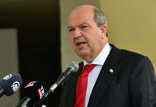 KKTC Cumhurbaşkanı Tatar açıkladı! İşte Kıbrıs'ta resmi müzakerelerin başlaması için tek şart