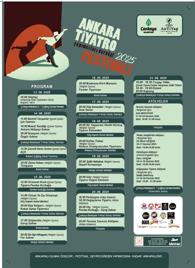 AnTİYap Tiyatro Festivali başlıyor - Resim : 1