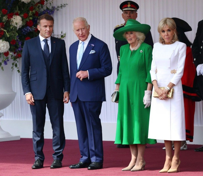 8 yıldır görevde ama Macron bunu ilk kez yaptı! Tarihi anlar - Resim: 2