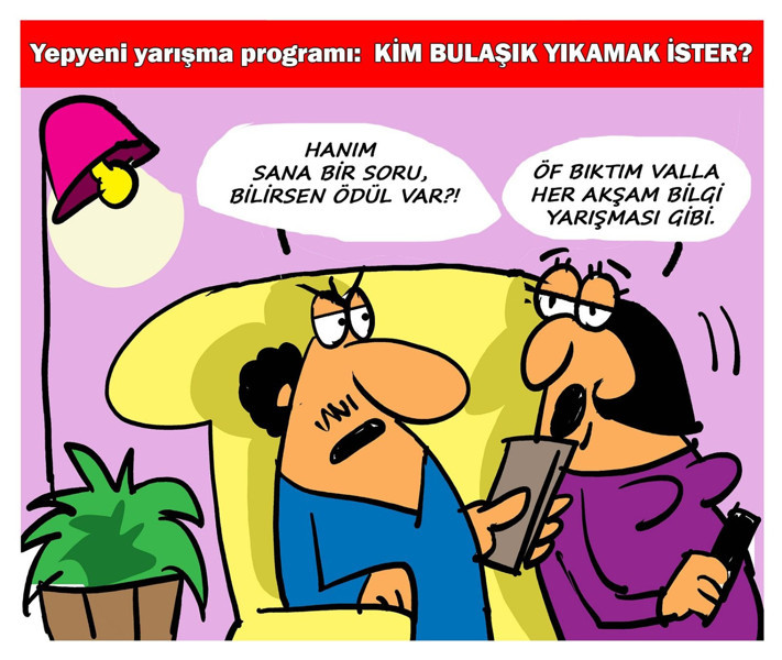 Akın Çavdarlı çizdi... Kim bulaşık yıkamak ister? - Resim: 1