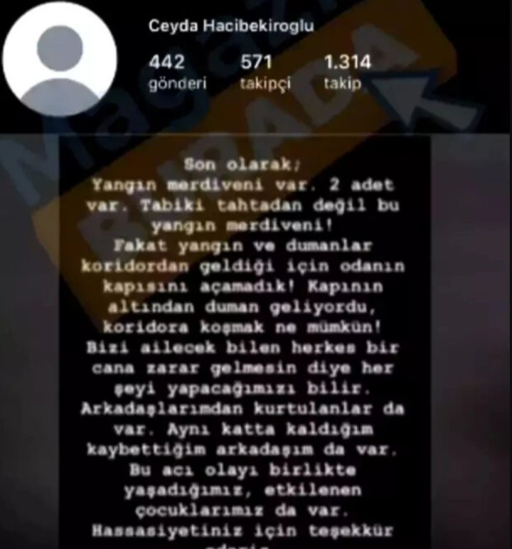 Grand Kartal Otel'in ortağından tepki çeken paylaşım: Bizim de kaybettiğimiz arkadaşlarımız var - Resim : 1