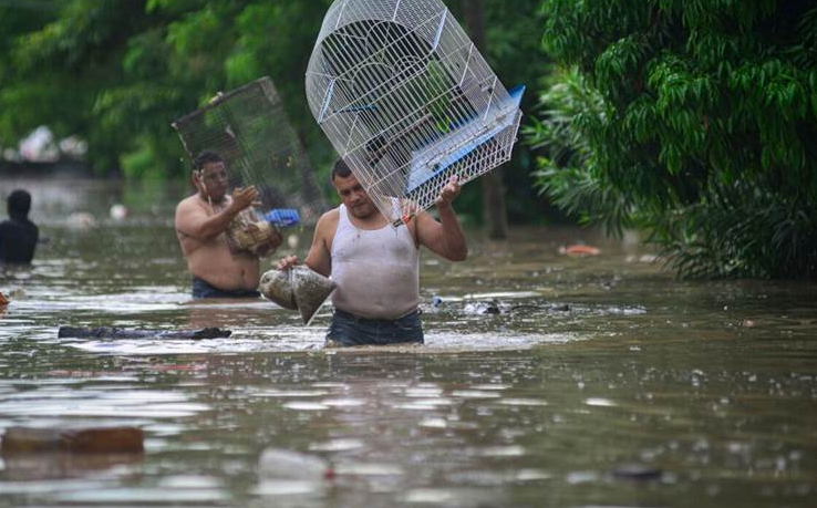Meksika'da sel hayatı durdurdu! Çok sayıda ölü ve kayıp var... - Resim: 5