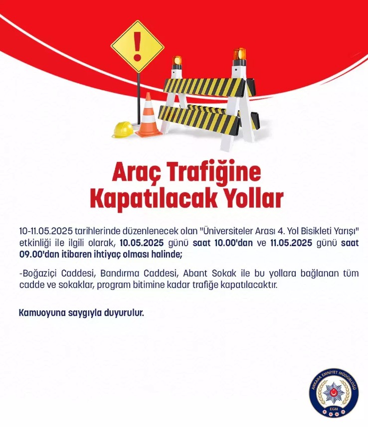 Ankaralılar dikkat: Bu yollar kapalı olacak! - Resim : 1