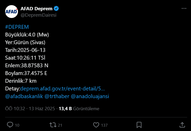 Sivas'ta korkutan deprem! - Resim : 1