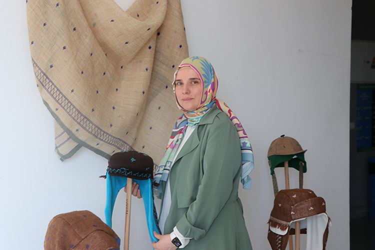 Eruzum'da geleneksel kumaş 'ehram'dan üretildiler! - Resim: 12