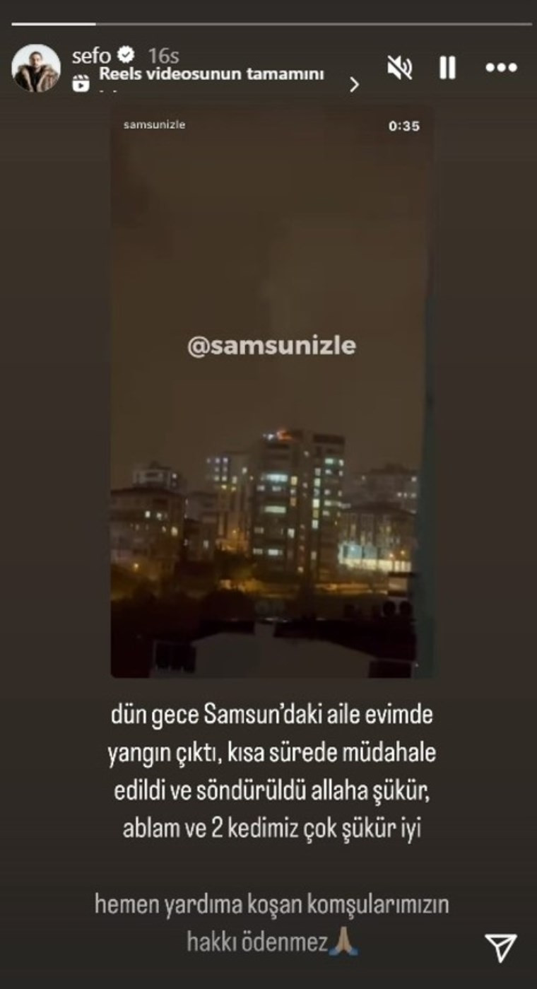 Rapçi Sefo'nun aile evinde yangın çıktı! - Resim : 1